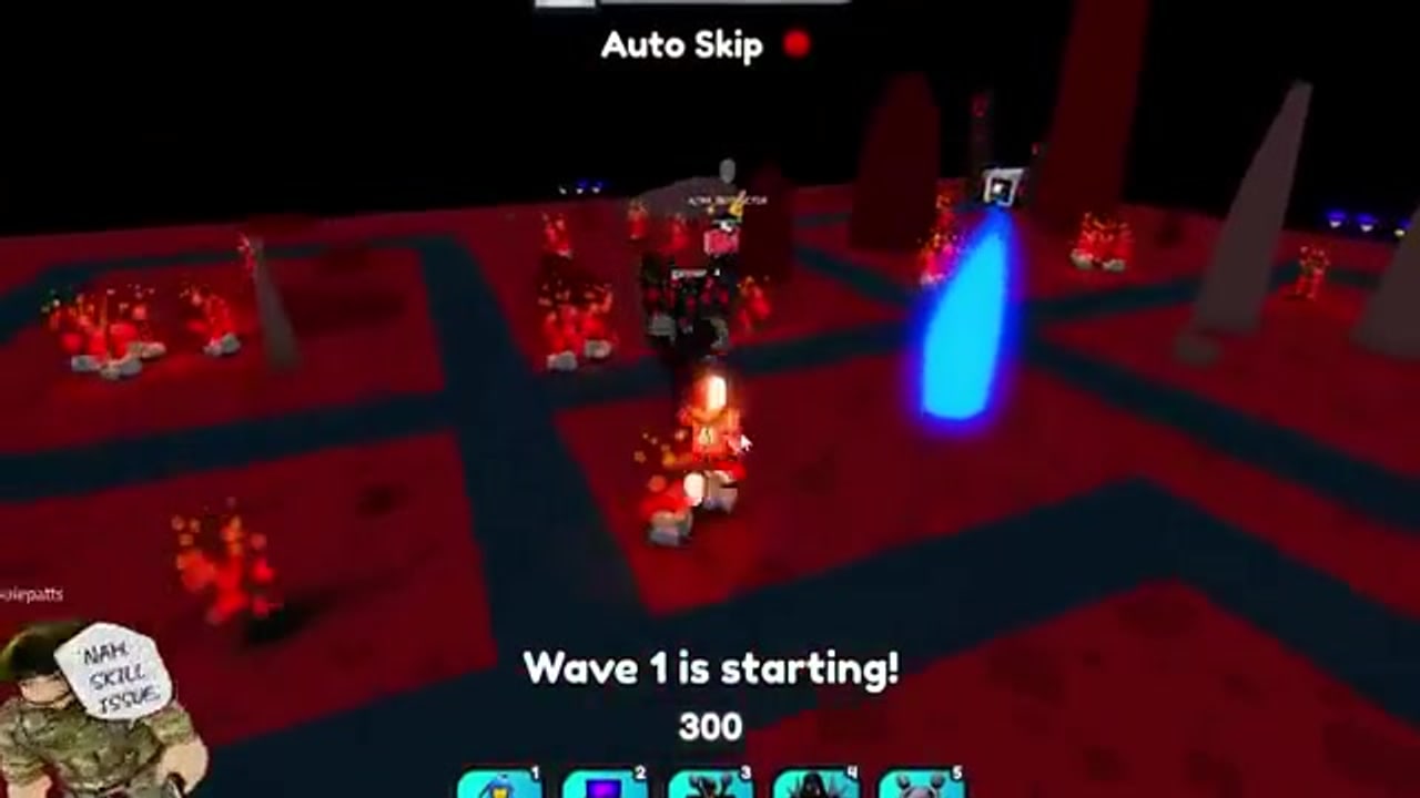 Toilet Verse Tower Defense match with toilet units placed on a lane against incoming cameraman waves